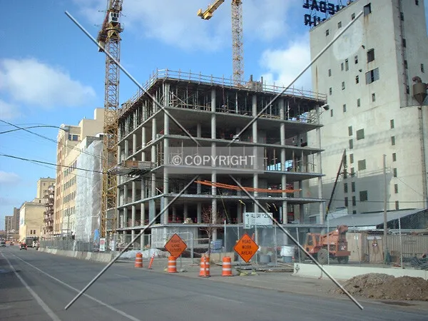 View to the Northwest along 2nd Street