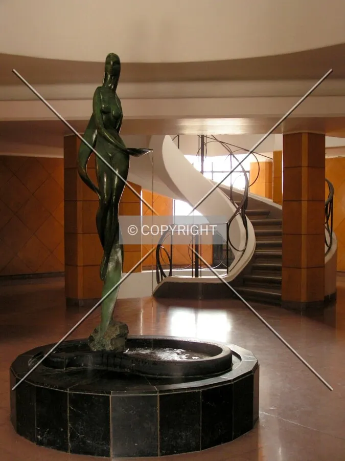 Fountain at the lobby