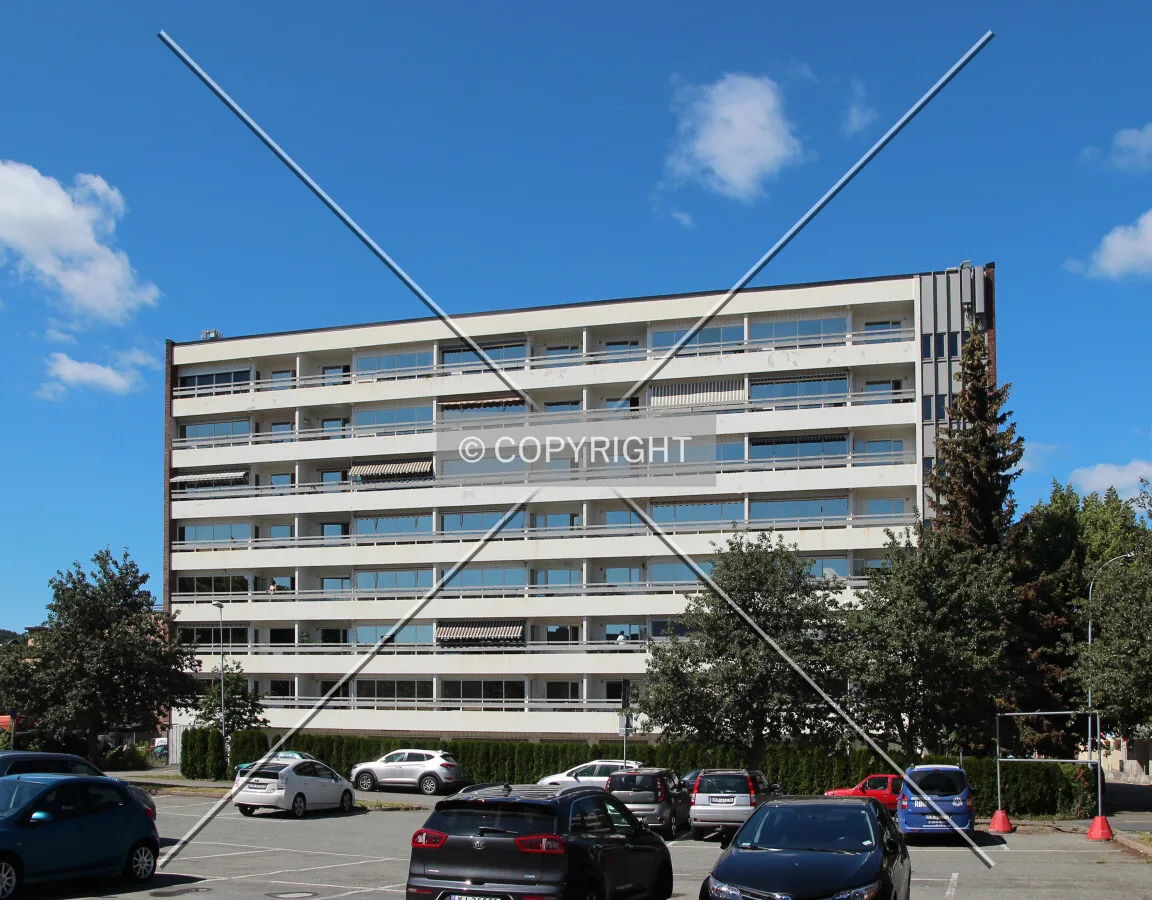 View from the east