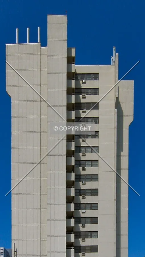 Slim profile from the east