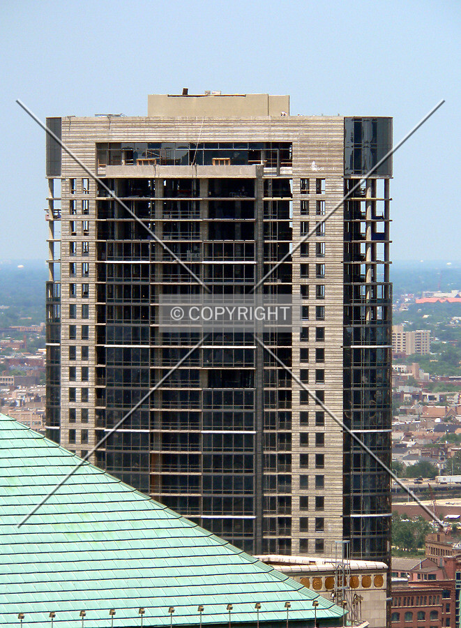 View to the northwest from the 35th floor of the LaSalle-Wacker Building