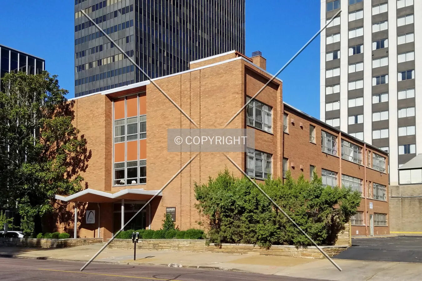 View from the southwest; August 26, 2017