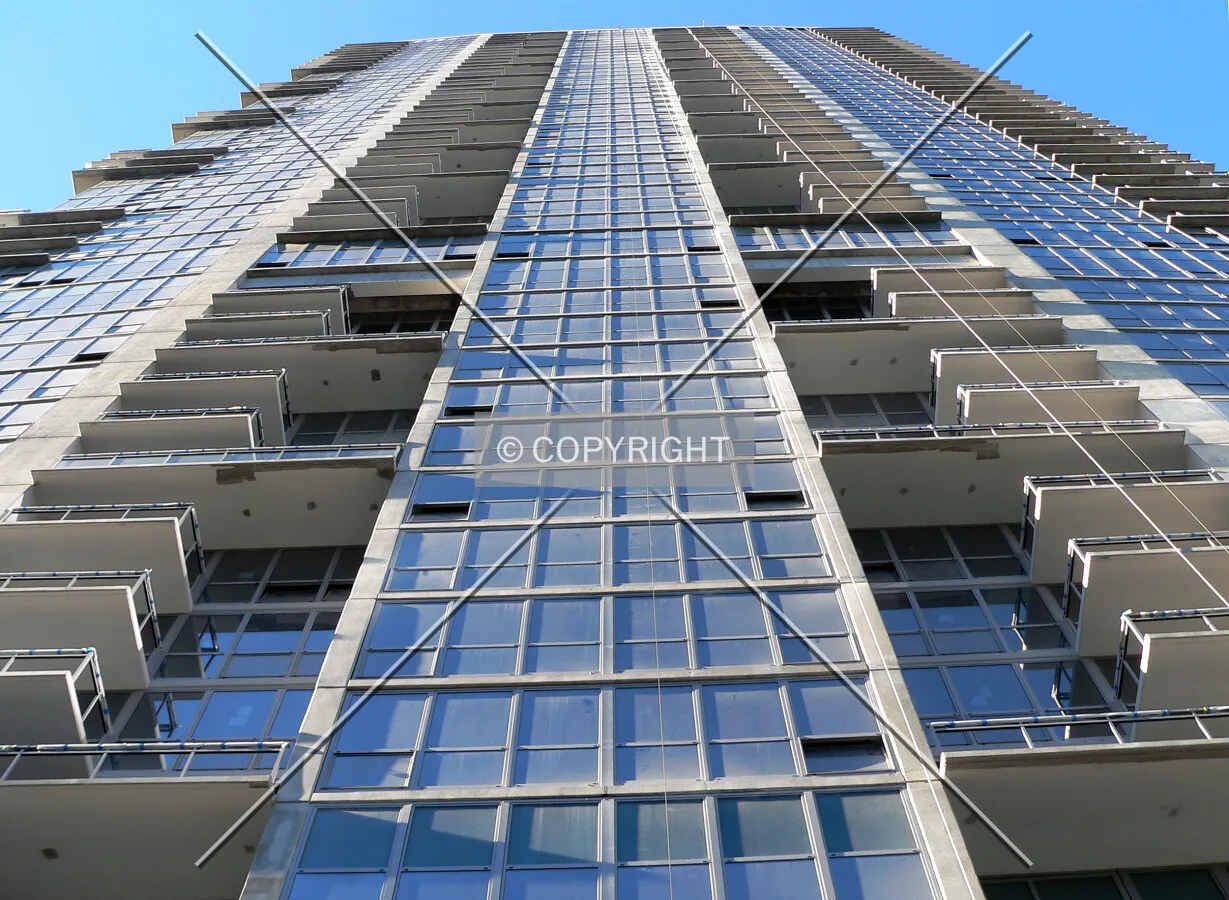 View up the southern face