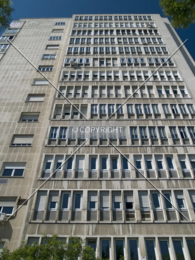 Looking up from the east