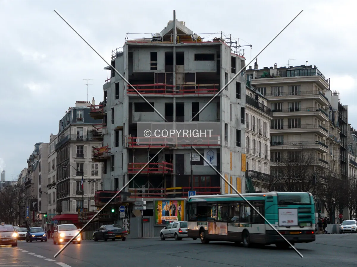 Looking south from Place de la Bastille