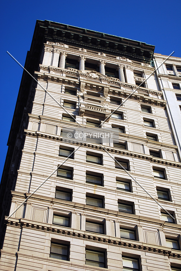 Looking up from Trinity Place