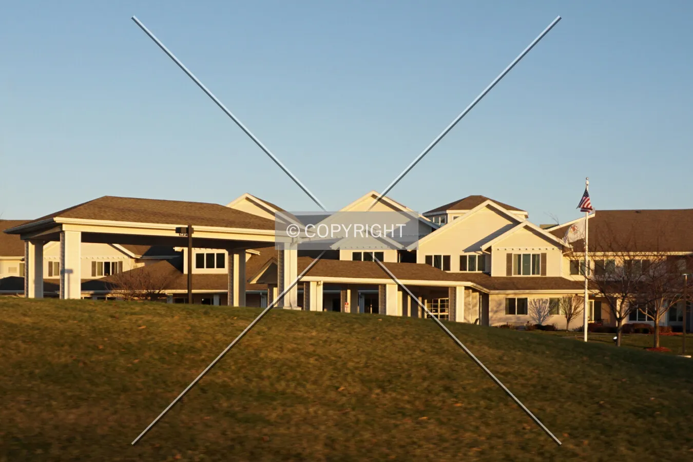 View from the west; December 19, 2015