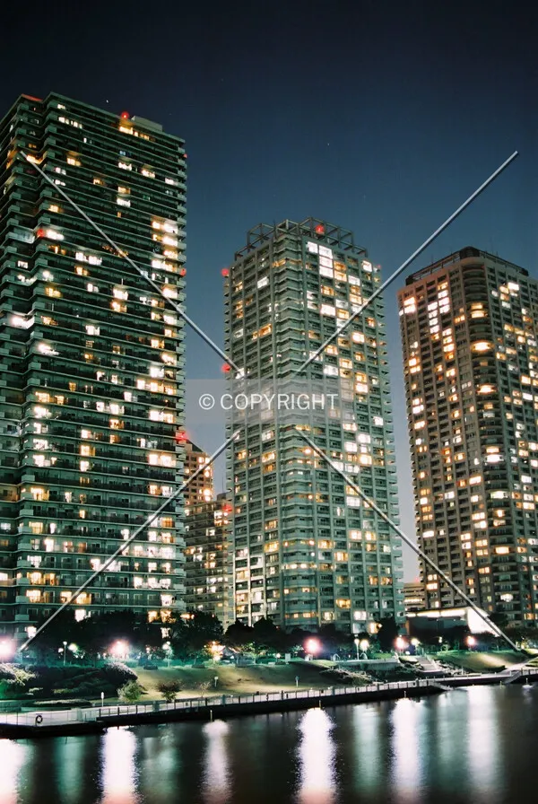 Night view from promenade