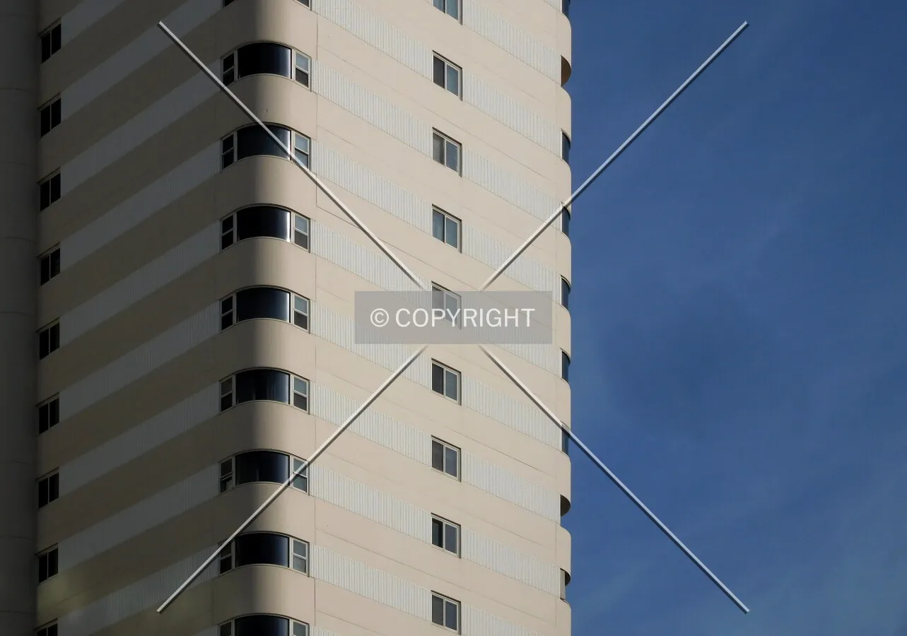 Southwest facade detail