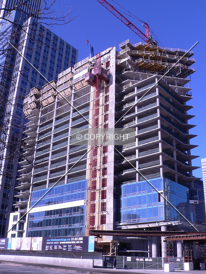 View to the northwest from Randolph Street