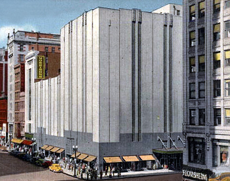 Vintage view from the southeast