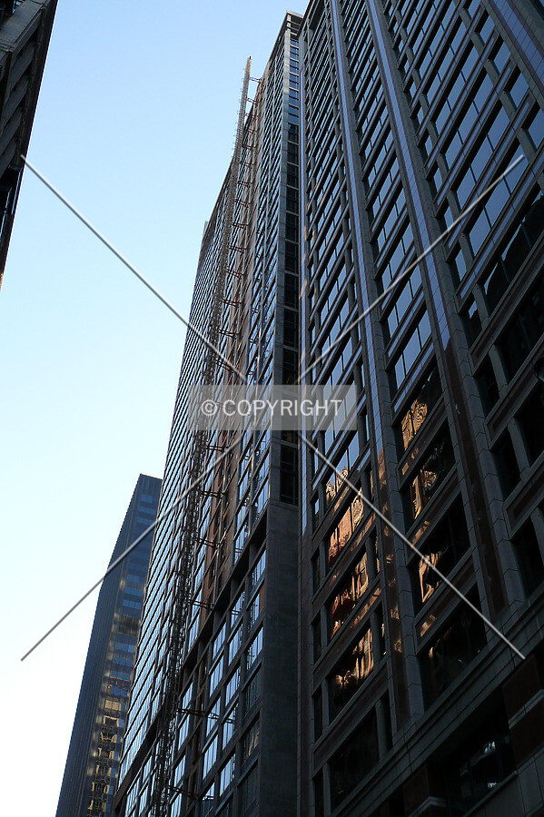 View along the north face as seen from Washington Street
