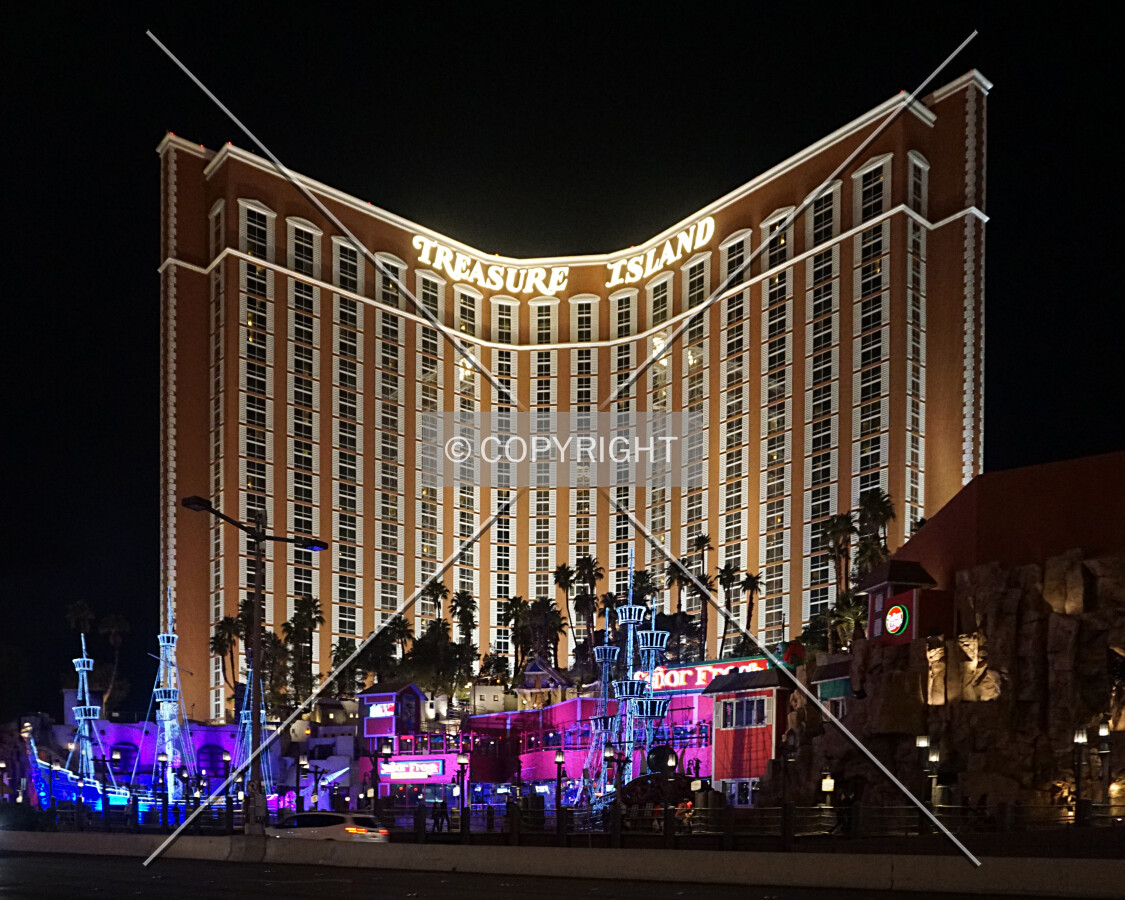 View from the northeast at night; February 15, 2017