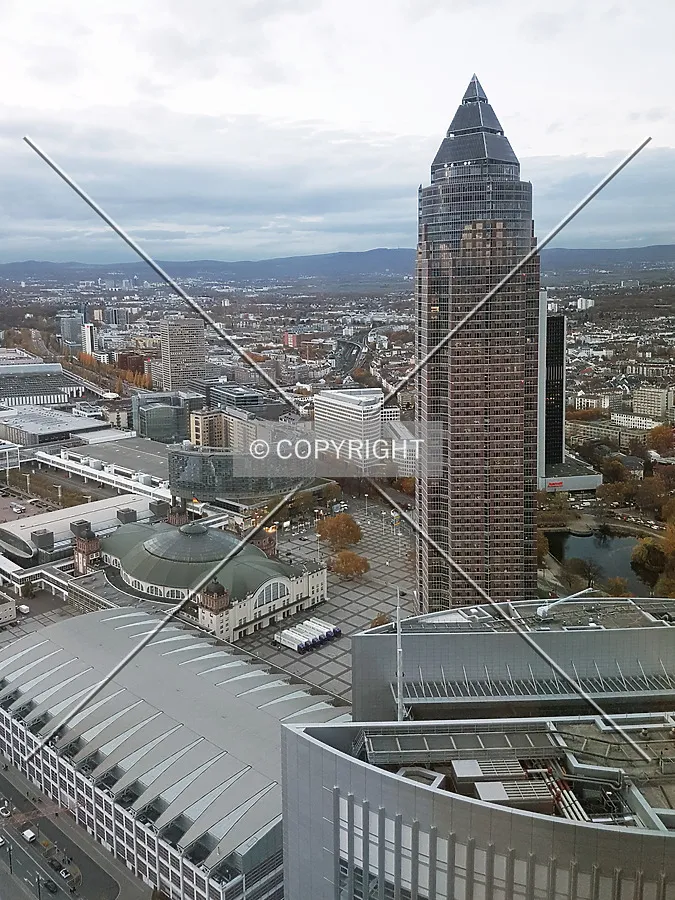 MesseTurm as seen from Tower 185
