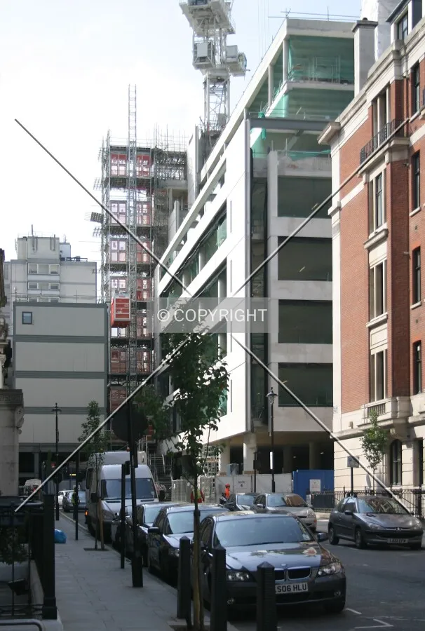 View south of the east side from Hallam Street