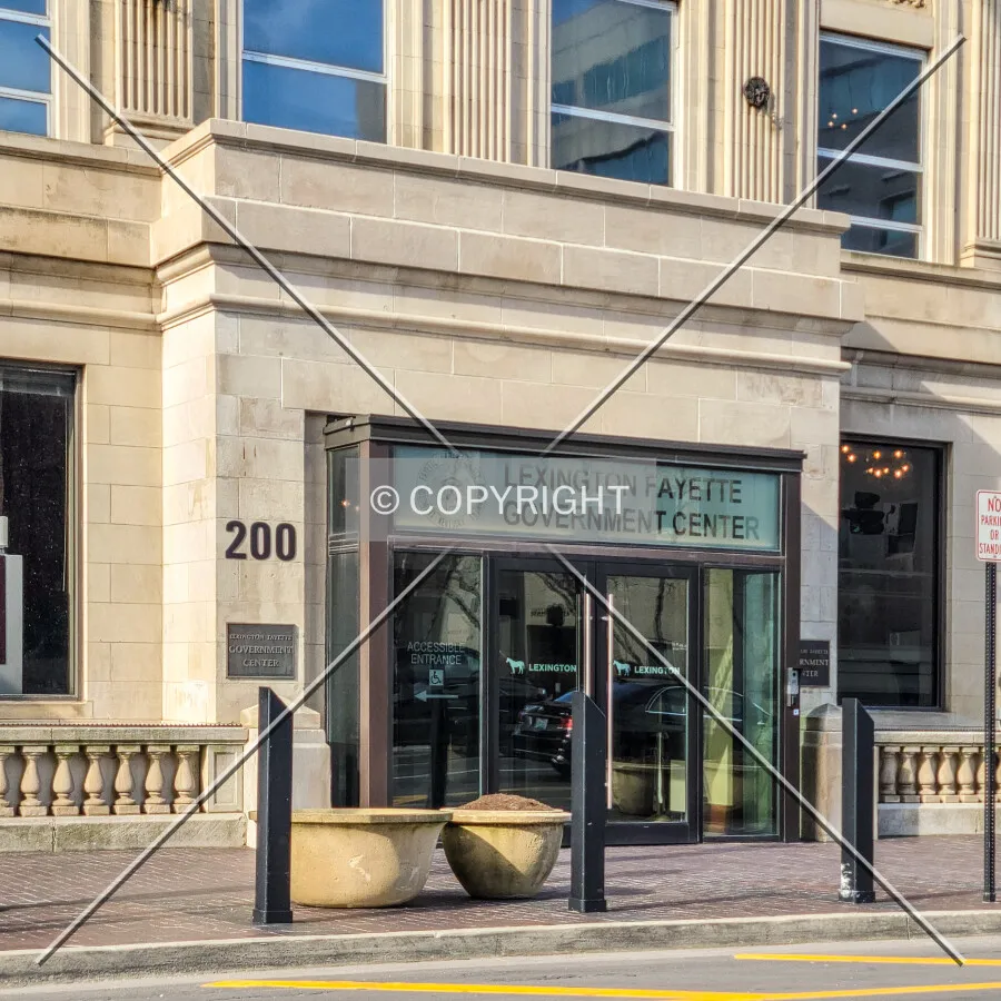 Main entrance, Tuesday, March 21, 2023