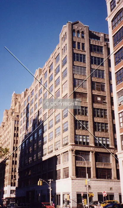 View from south along Varick Street