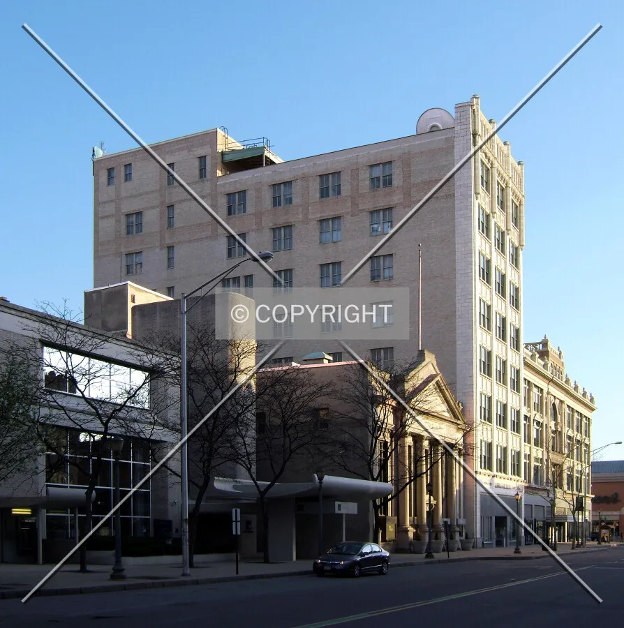 View from the north on Wyoming Avenue