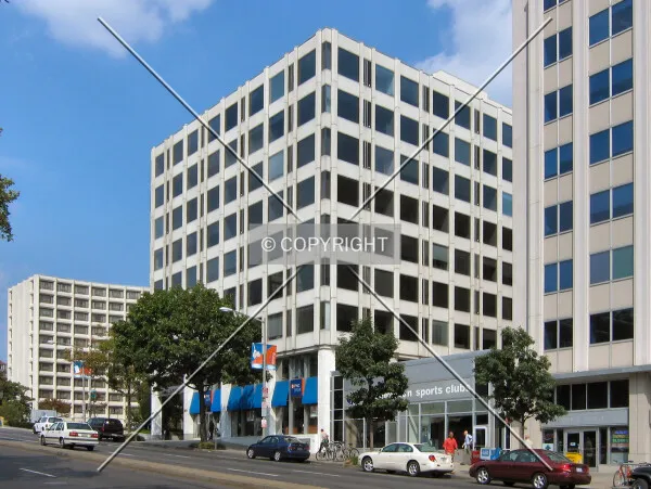 Southwest corner from across Connecticut Avenue NW