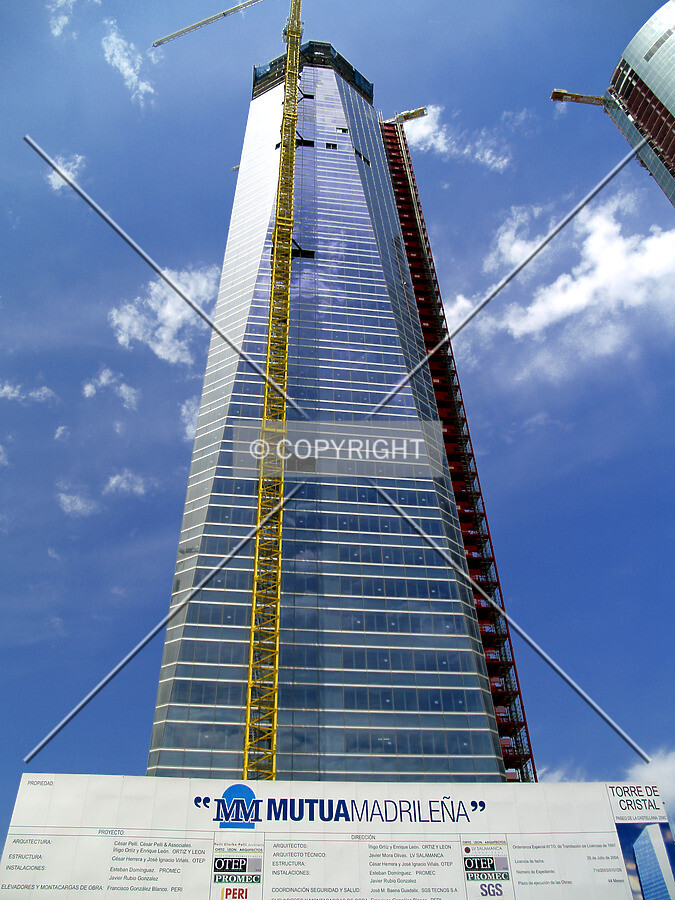Looking up to the eastern side