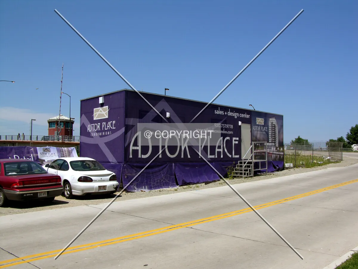 On-site sales trailer