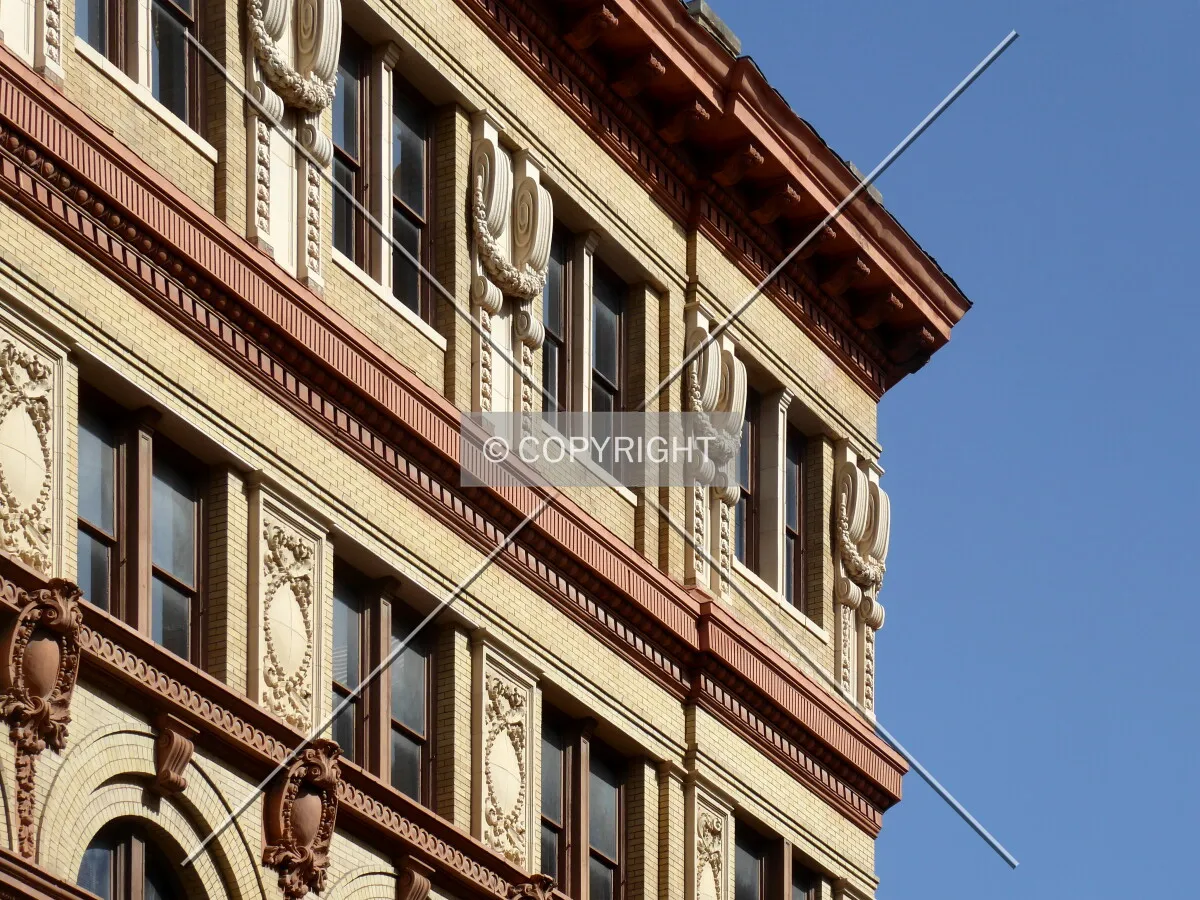 Western facade detail