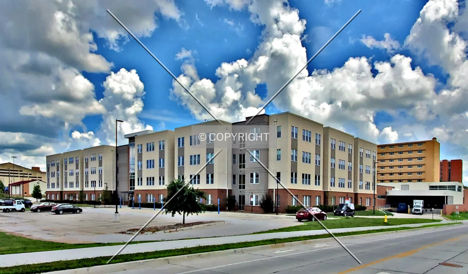 Southwest view; July 25, 2020