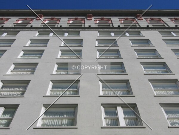 Looking up from Natchez Street