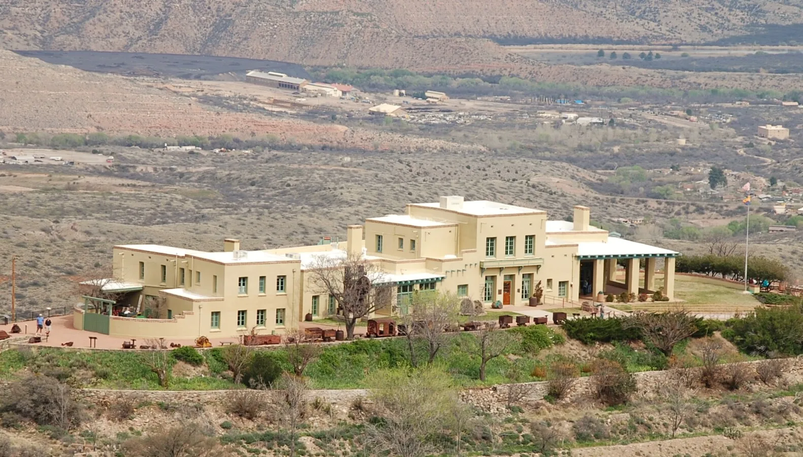 Distant view to the northeast