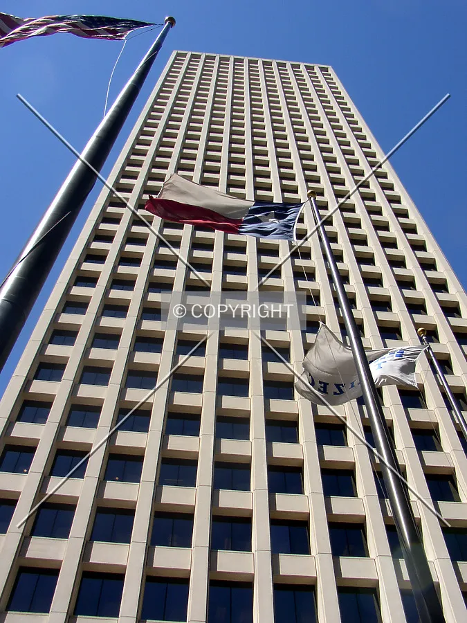 Looking up the eastern facade from Smith Street below