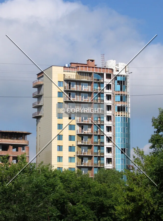Looking from the east as seen from Pervomaysky Park
