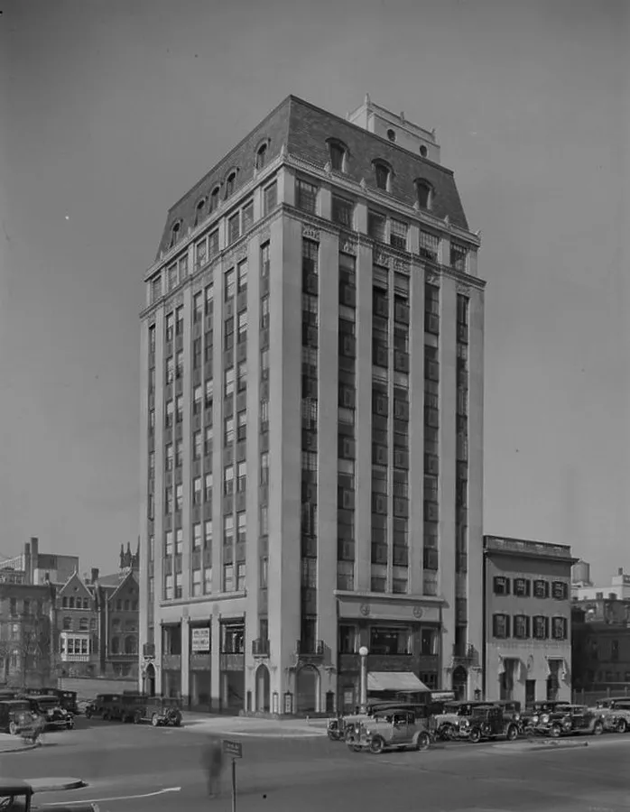 Vintage view from the southeast
