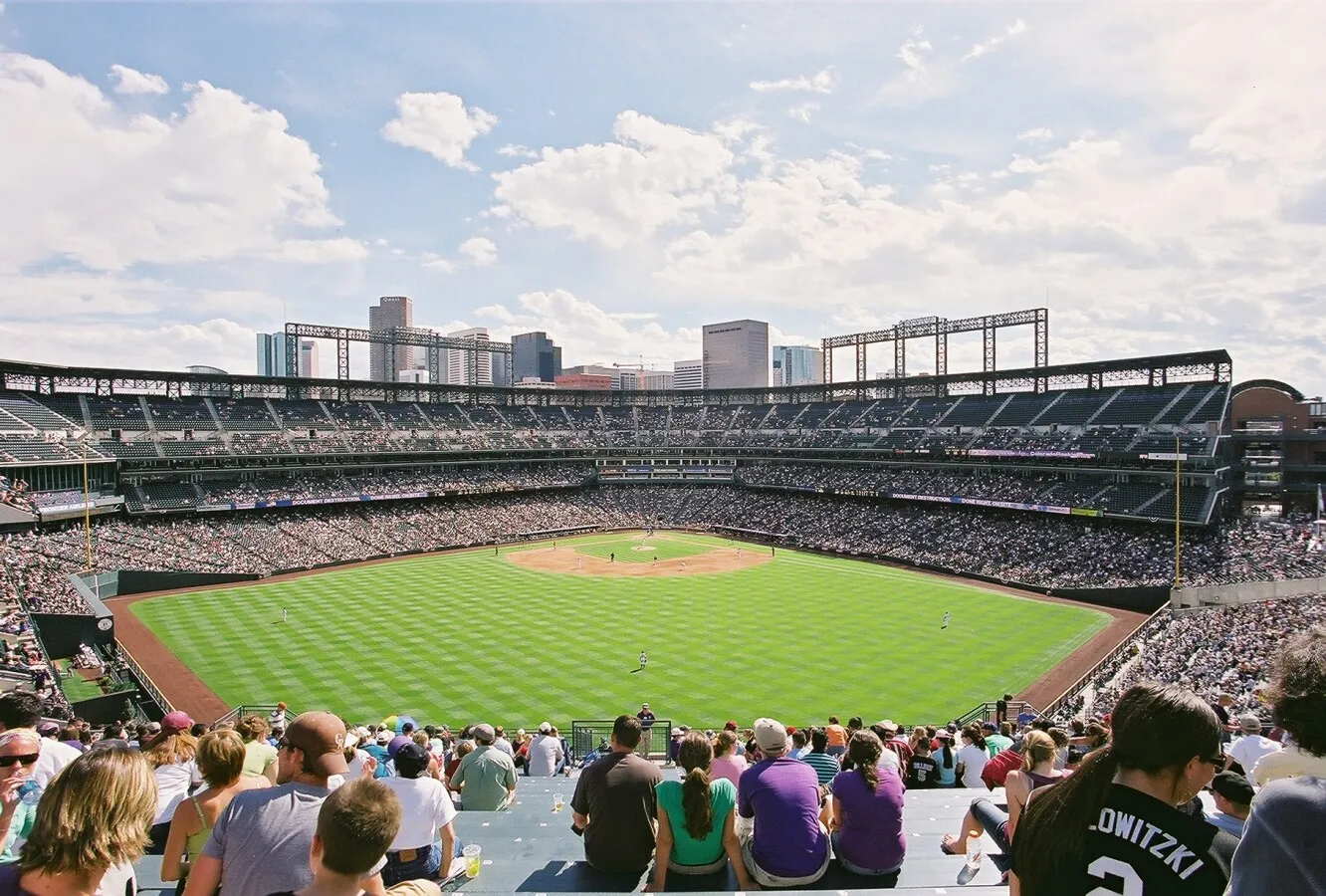 View towards Home Plate from the Rockpile seats