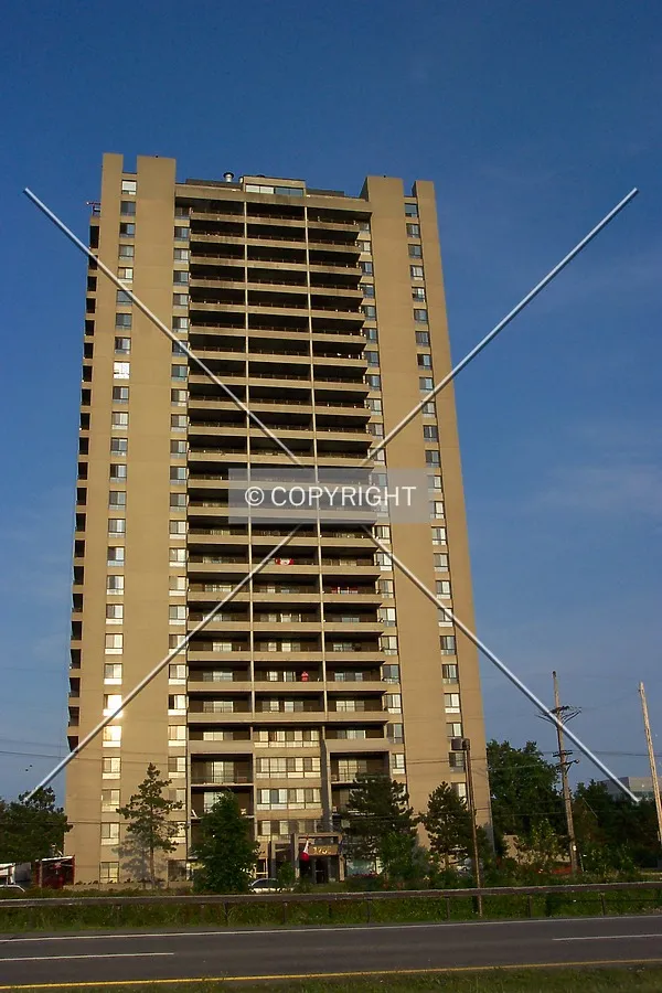 The west facade, as seen from across Riverside Drive