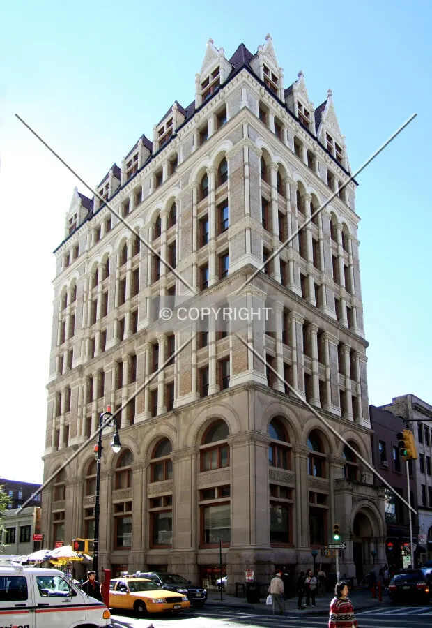 View from the northeast at Clinton and Montague streets