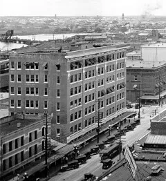 View from the southeast