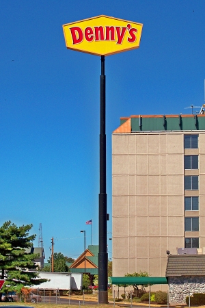 View from the east across South 5th Street