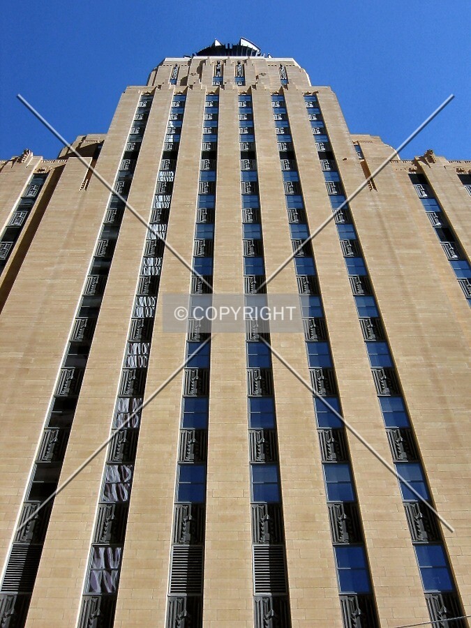 Looking up, from 5th Street