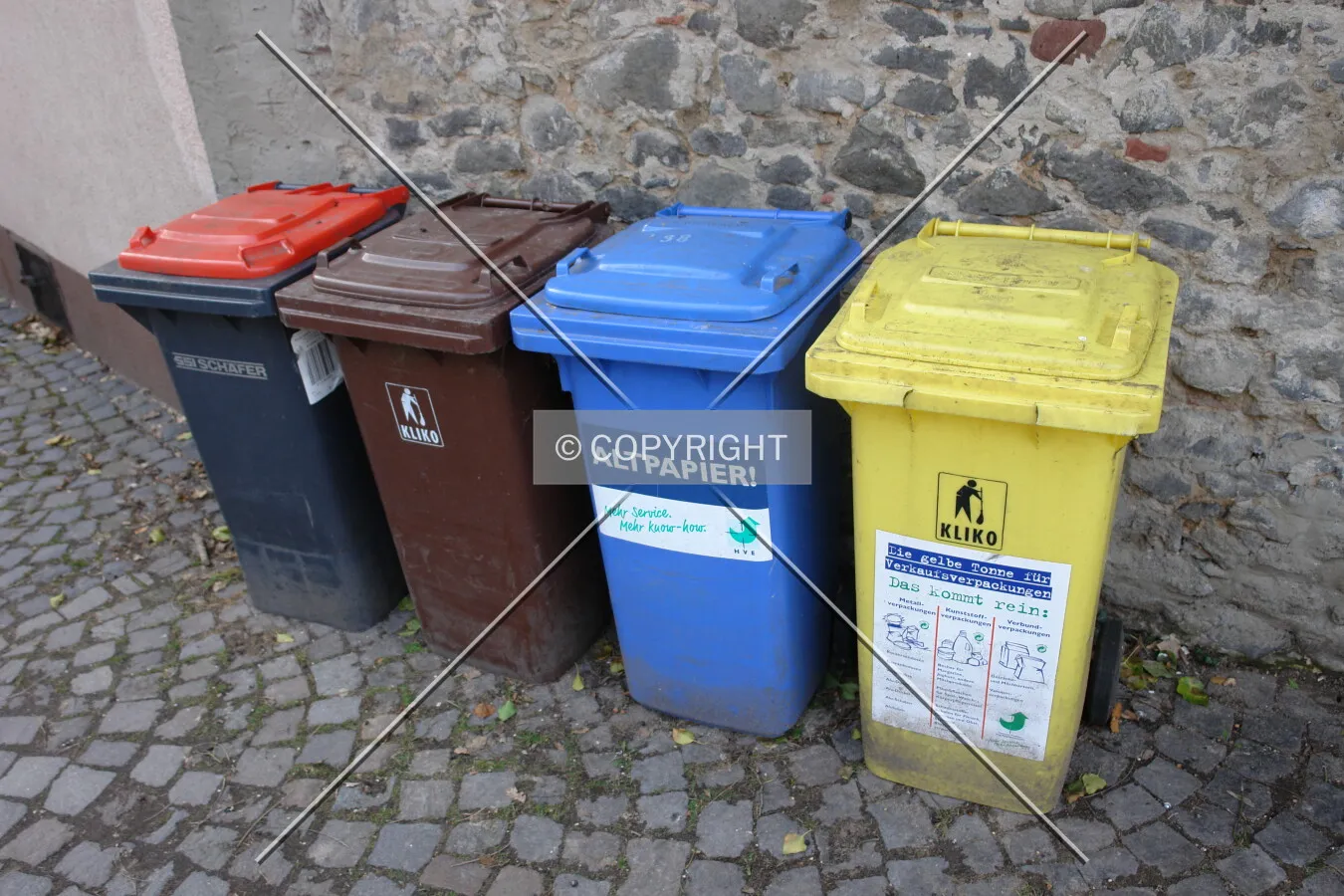 Garbage cans