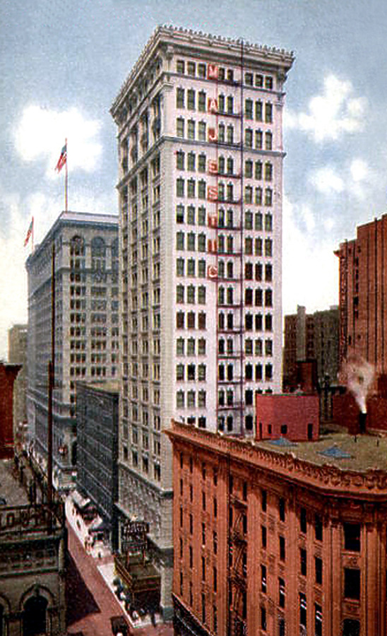 Vintage view from the southeast