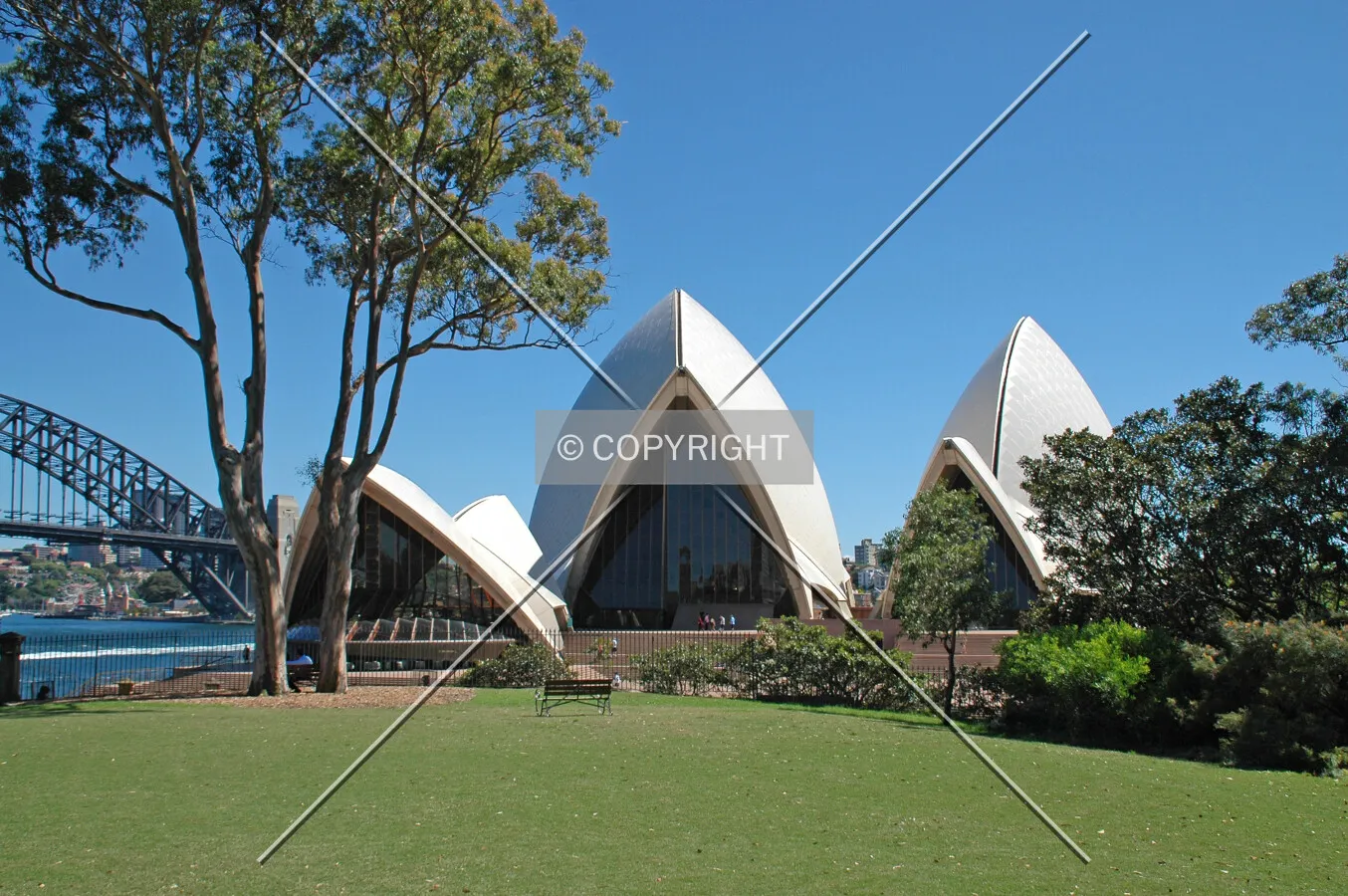 As seen from Bennelong Lawn