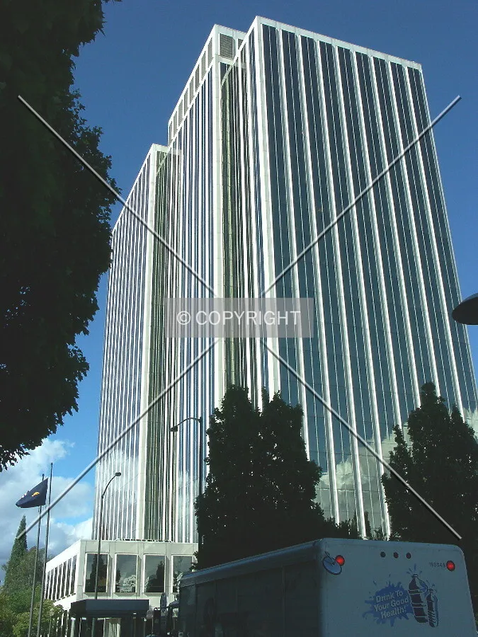 View from across Multnomah of southwest corner