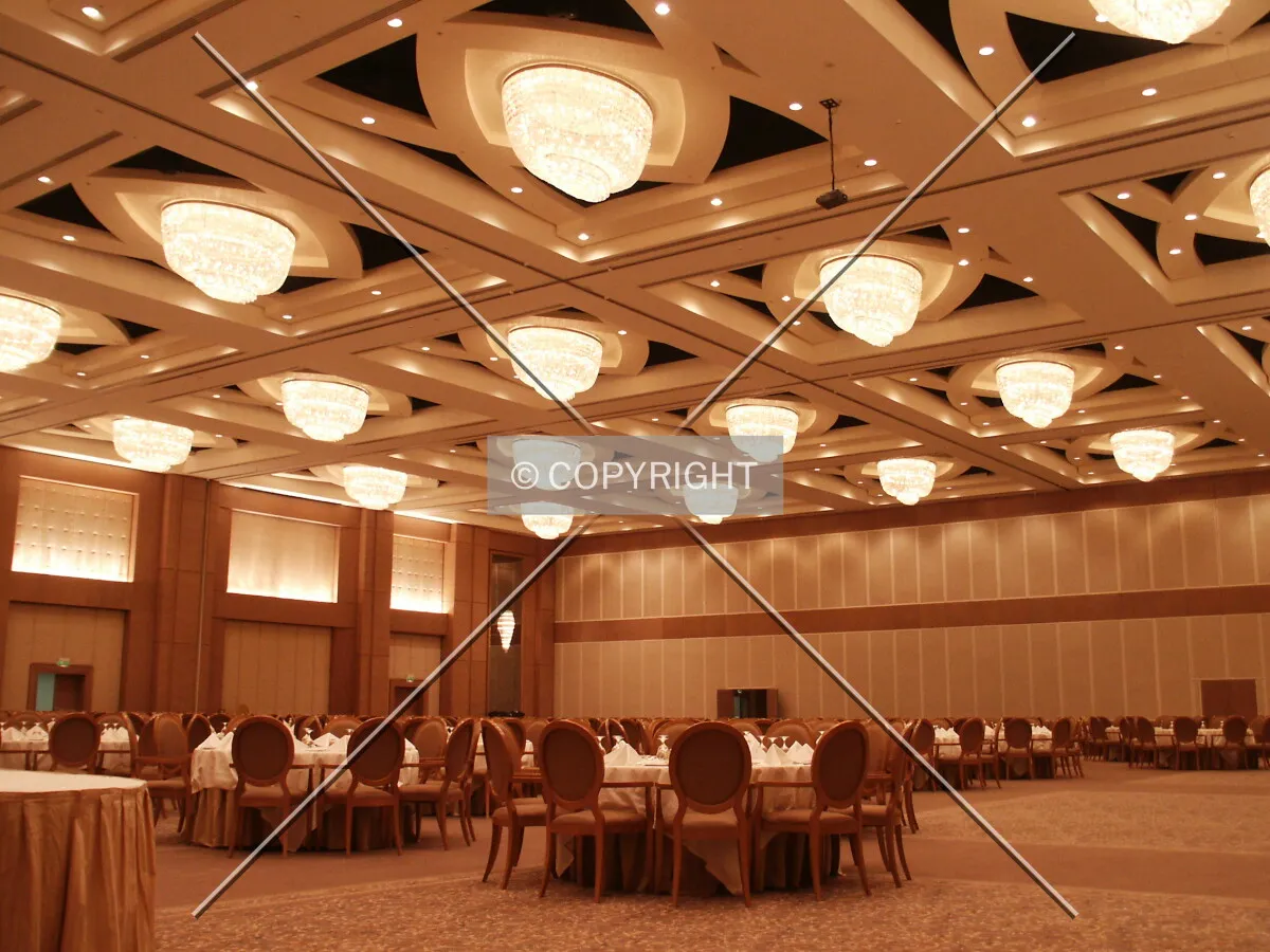 Part of the ballroom (another two thirds are partitioned off)
