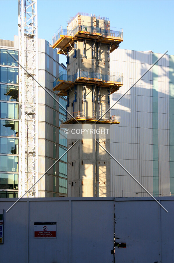 View north of a core from Tooley Street