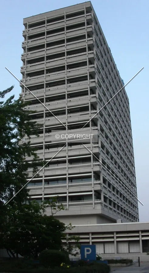 Side view from the west