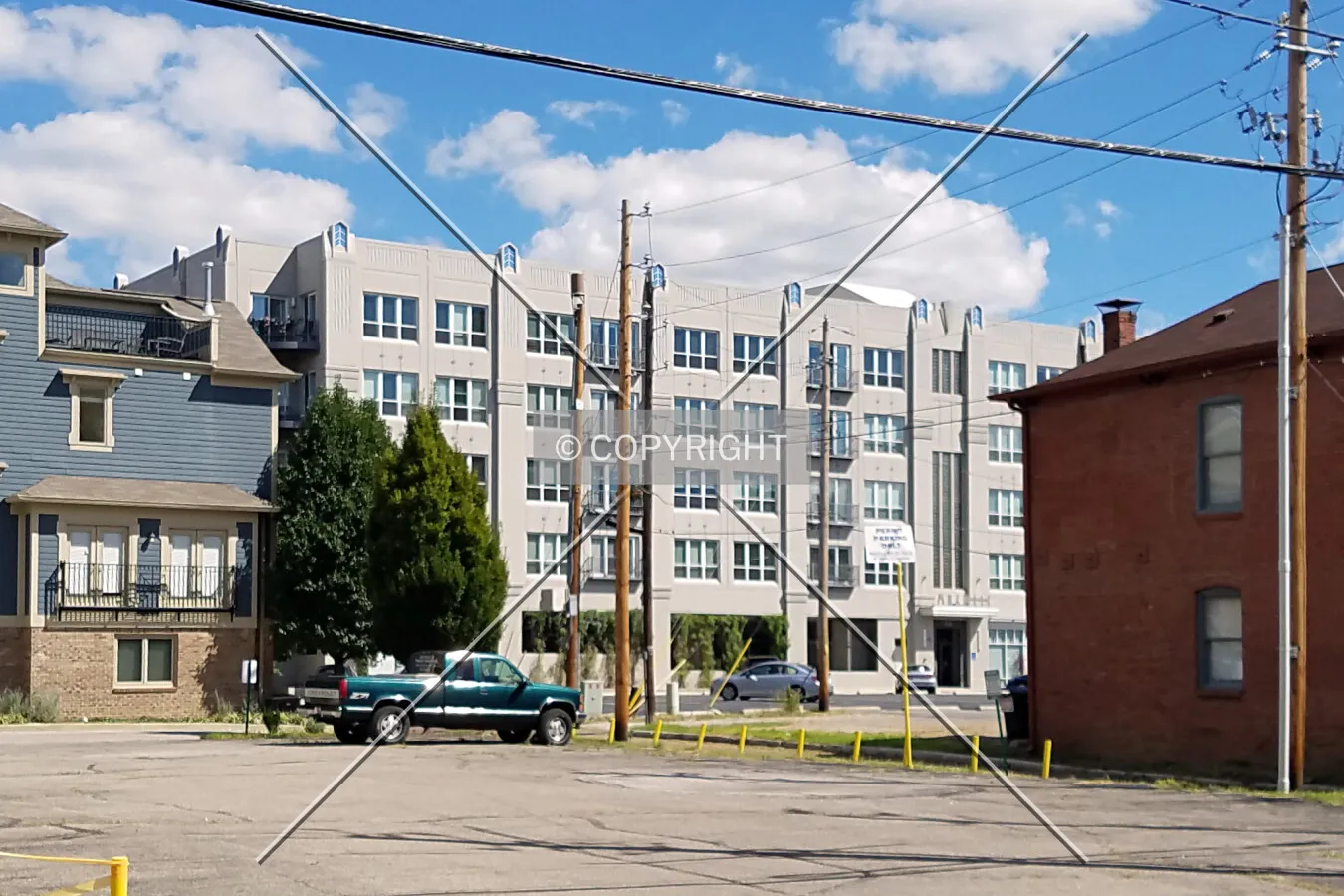View from the northwest; September 3, 2016
