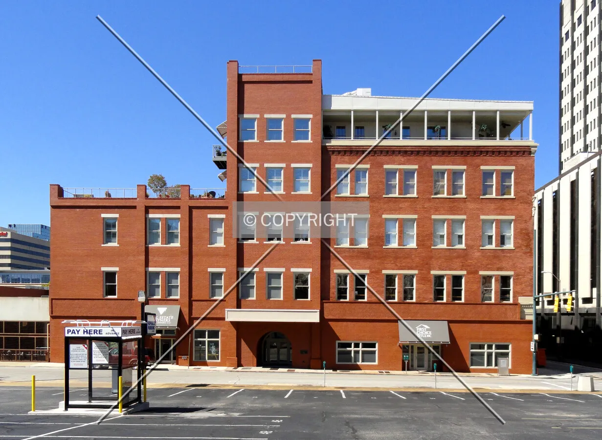 From across Cherry Street to the east