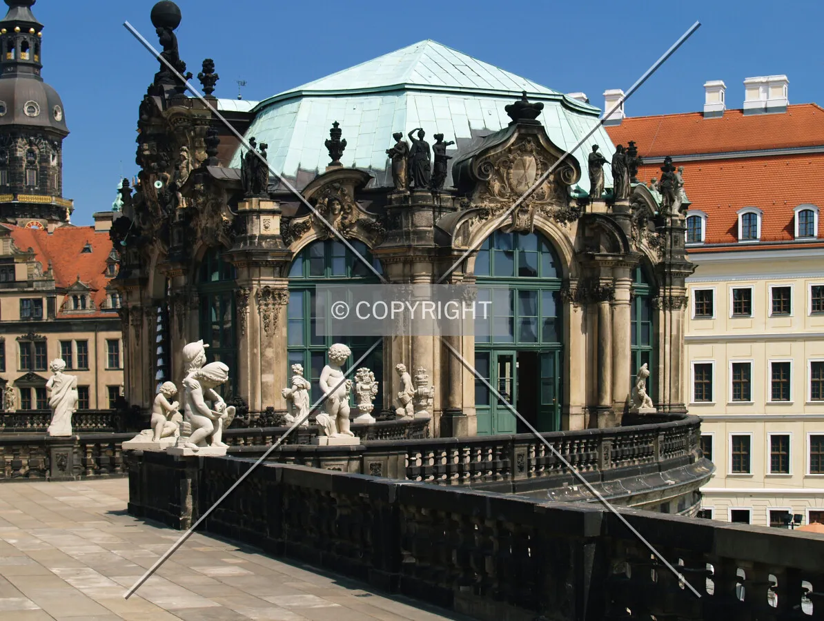 The Glockenspielpavillon wing seen from the first floor