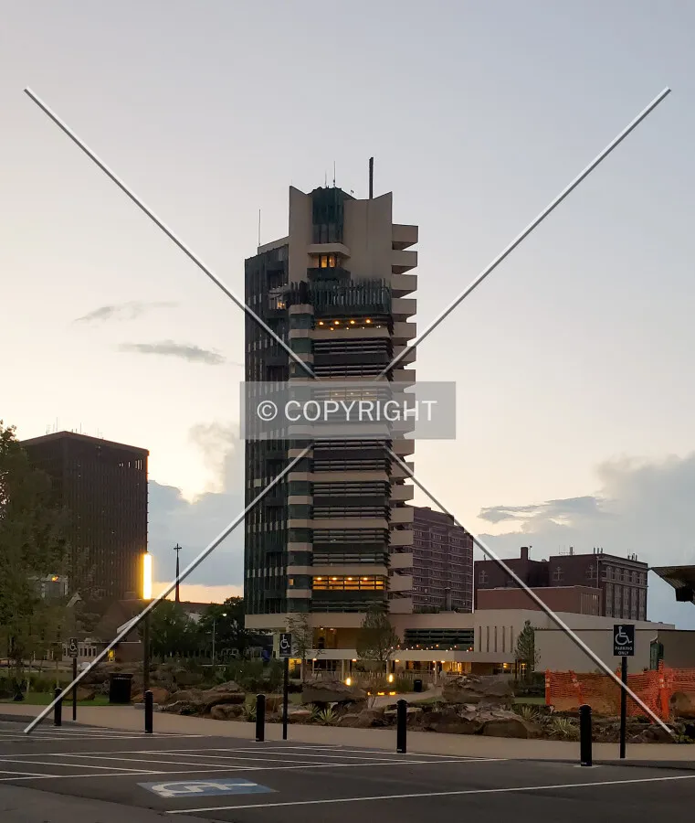 Evening view from the southeast; July 4, 2020