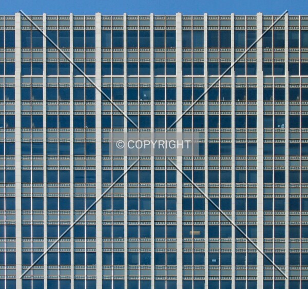 North side facade detail